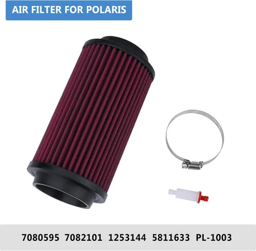 Vista 5 de MinStar Filtro de aire de repuesto #7080595, 7082101, 1253144, 5811633, compatible con Polaris Sportsman 500 335 450 550 570 700 800 850 1000.