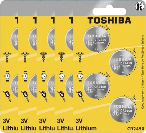 Vista 11 de Toshiba CR2032 3 Volt Pila de Litio Tipo Moneda (5 Baterías)