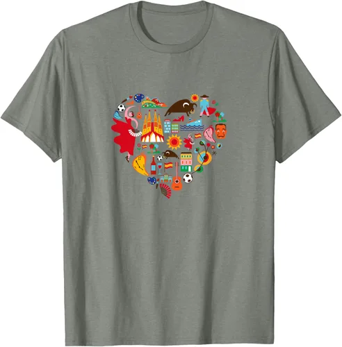 Vista 22 de I Love España Cute Español Orgullo, Madrid Barcelona playera, niños 10, Lemon Limón