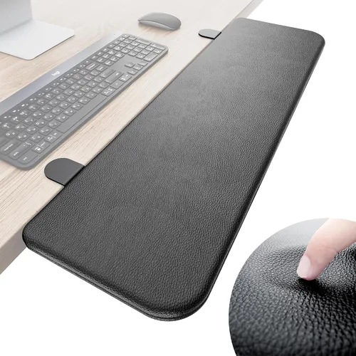 Vista 10 de NODOCA Reposabrazos para escritorio, reposabrazos ergonómico, extensor de escritorio, esponja suave incorporada, cómodo soporte de brazo