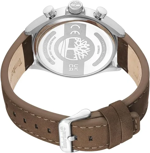 Vista 3 de Timberland Reloj cronógrafo para hombre, Marrón, Vestido Deportivo