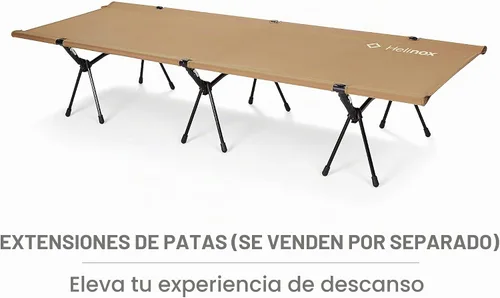 Vista 6 de Helinox Cuna One ligera, compacta, plegable, portátil, catre de camping, regular, marrón coyote Marrón (Coyote Tan)