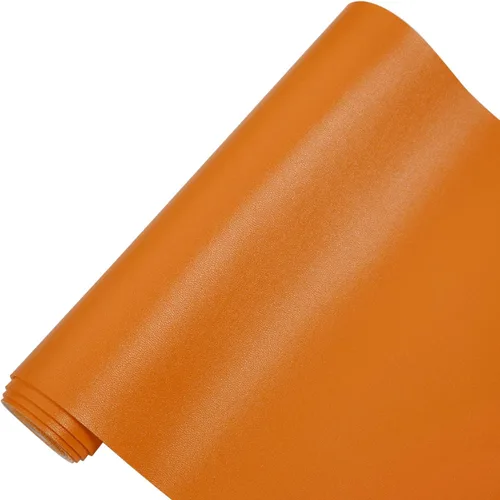 Vista 9 de RAMYA Hojas de piel sintética de color liso liso (7.8 x 53 pulgadas), piel sintética, muy adecuadas para hacer aretes, manualidades, lazos, costura