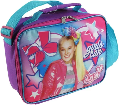Vista 2 de Nickelodeon JoJo Siwa - Bolsa de almuerzo aislada con correas ajustables para el hombro, A17331