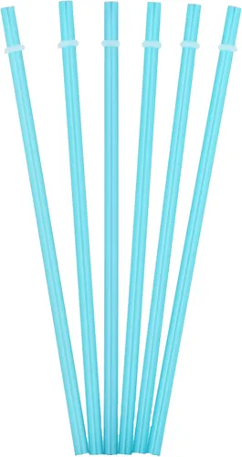 Vista 7 de 6 sorbetes reutilizables Tiki Tumblers para vasos sin BPA, compatibles con Tervis, Signature, y otras marcas de vasos, Variados