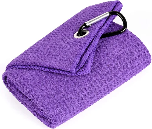 Vista 20 de Mile High Life Toalla de golf premium de tejido de gofre, 16 x 24 pulgadas, extra absorbente y de secado rápido, microfibra ultrasuave, clip