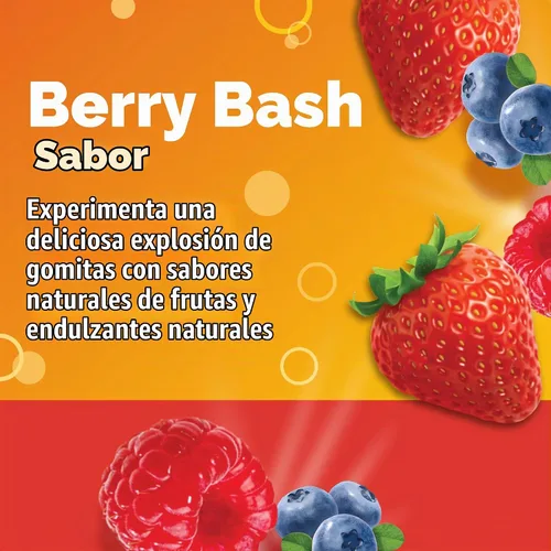Vista 3 de Emergen-C Kidz - Suplementos dietéticos diarios de apoyo inmunológico, gomitas saborizadas con vitamina C y vitaminas B para apoyo inmunológico