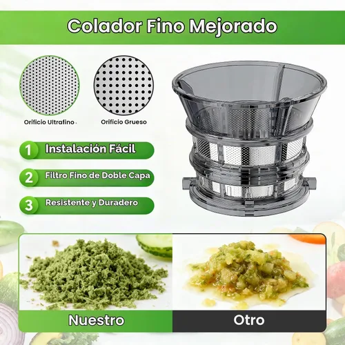 Vista 10 de COFUN Accesorio de exprimidor para batidora de pie de ayuda de cocina Gris (Transparent Gray)