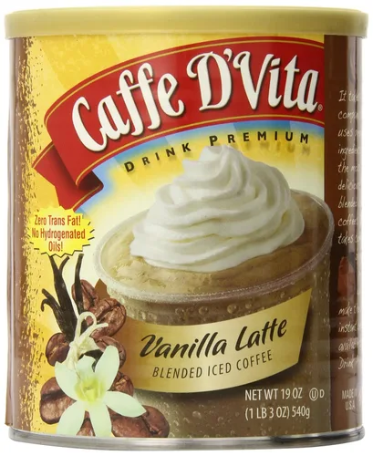 Vista 29 de Caffe D'Vita Batido de crema de frutas de té verde, latas de 19 onzas (paquete de 6)