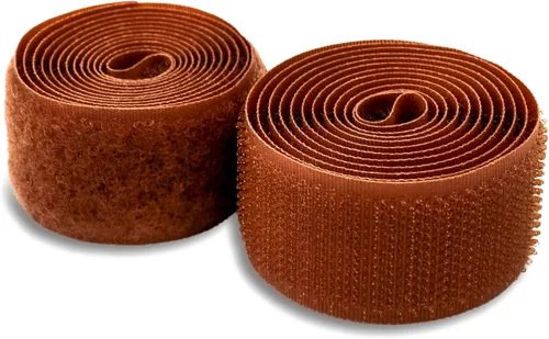 Vista 38 de Cierre de Gancho y Bucle de 1 Pulgada Beige - Cinta de Gancho y Bucle de Nylon No Adhesiva - Longitud de 1 Yarda - Para Tela, Bolsas