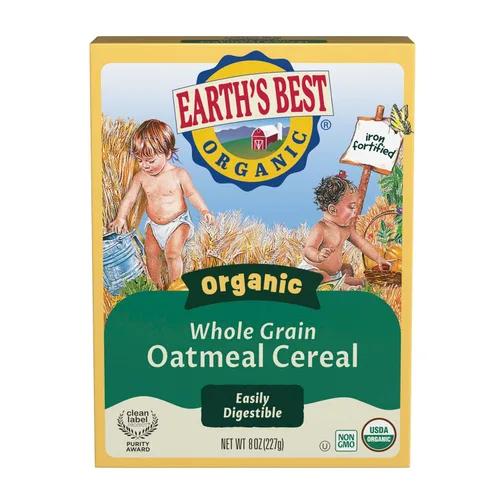 Vista 10 de Earth's Best Cereal orgánico de grano entero multigrano 8 onzas (paquete de 6)