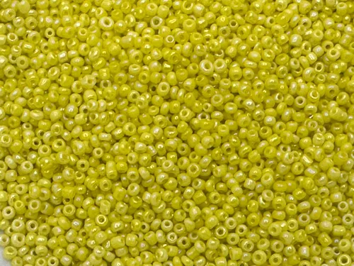Vista 33 de Tamaño de las cuentas de semillas: 11/0 50 gr / 1.76 oz (ámbar plateado forrado)