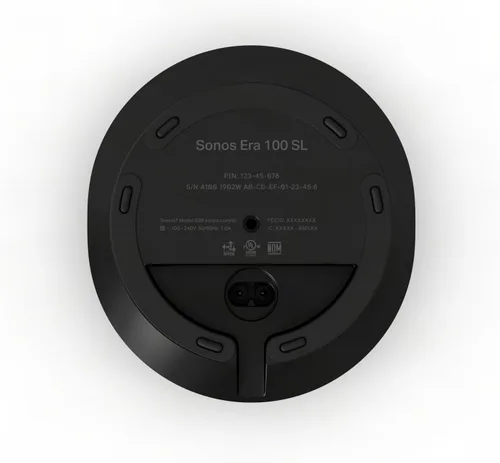 Vista 4 de Sonos Era 100 SL - Altavoz compacto sin micrófono, color negro