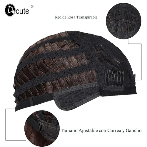Vista 4 de DOcute Peluca gris para personas negras, corte pixie con flequillo, peluca rizada corta para mujeres negras, peluca rizada esponjosa para mujeres