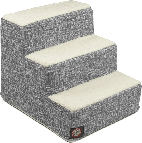 Vista 125 de Majestic Pet - Escaleras portátiles para mascotas suave escalón de espuma de sherpa escalones para perros y gatos rampa para cachorros