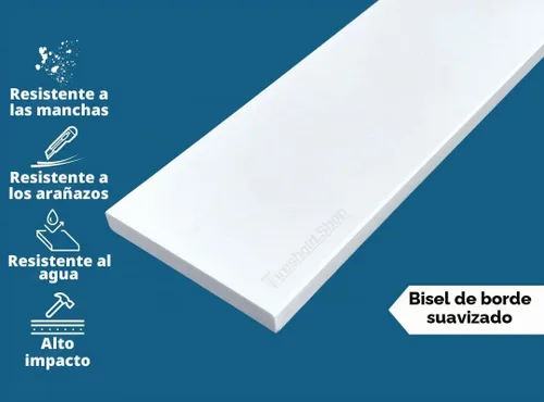 Vista 2 de Custom White Marble Shower Curb Top, Backsplash & Windowalféizar