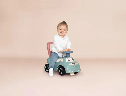 Vista 2 de Little Smoby 7600140503 My First Ride On Car - Vehículo infantil con compartimento de almacenamiento y antipunta, para uso en interiores