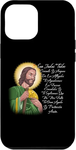 Vista 25 de Funda para iPhone 15 San Judas Tadeo Consuelo Y Amparo de Los Afligidos