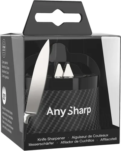 Vista 11 de AnySharp – EDICIONES – Afilador de cuchillos manos libres - Herramienta de afilado fácil de usar con base de succión PowerGrip y ángulo