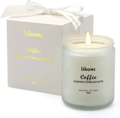 Vista 14 de Lihome Velas de otoño – Decoración de otoño para el hogar, regalos para mujeres, mamá, amiga, cera de soja natural, velas perfumadas de sidra
