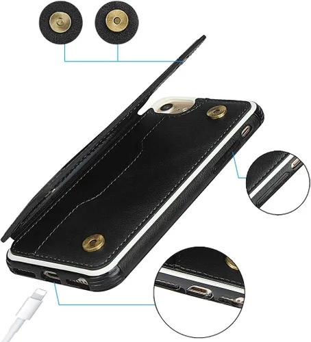 Vista 3 de Cavor - Funda para iPhone 6, 6S, 7, 8 Plus, 11 Pro, XS, Max, XR