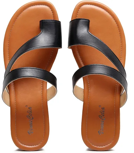Vista 5 de VenusCelia Sandalias deslizantes para mujer