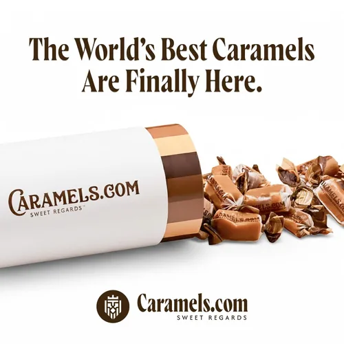 Vista 5 de Caramels.com Caramelos de escocés y ron con mantequilla Caramelo suave Pack de dos Envueltos individualmente Regalo variado ideal