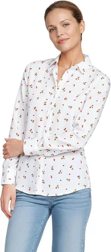 Vista 29 de Lands' End - Camisa de manga larga de cordón Pinwale para mujer