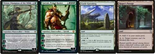 Vista 6 de Hydra Commander Deck – Mono Green – EDH – 100 cartas – Custom Magic The Gathering Deck – Muy fuerte