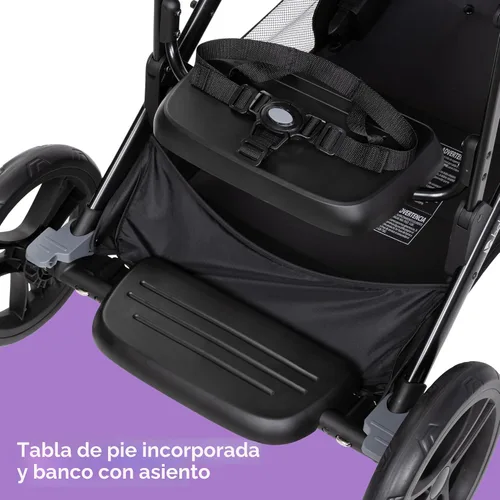 Vista 14 de Baby Trend Morph Cochecito Modular de Individual a Doble, Dash Black