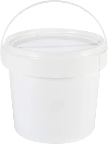 Vista 3 de Bob Ross Cubeta con rejilla para limpieza - Blanca