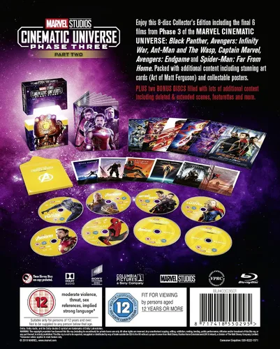 Vista 7 de Marvel Studios Cinematic Universe Phase Three - Part Two Blu-ray 2019 Region Free