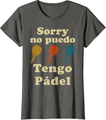Vista 10 de Funny I Have Padel Player Sport en Español Camiseta Hombre