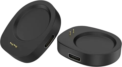 Vista 9 de MoKo Paquete de 2 cargadores tipo C para Amazfit Helio Strap/T-Rex 3/3 Pro/Ultra 2/Balance/Balance 2/Active Max/Active 3 Premium, base de carga
