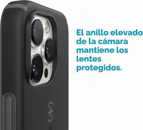 Vista 5 de Speck Funda delgada para iPhone 14 Pro, protección contra caídas, resistente a los arañazos, tacto suave para iPhone 14 Pro de 6.1 pulgadas, doble