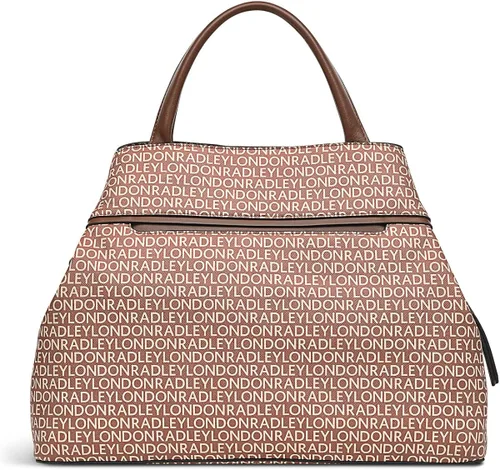 Vista 2 de RADLEY London Shepherdess Walk Signature Logo - Cartera con cremallera media alrededor, Indus Tan
