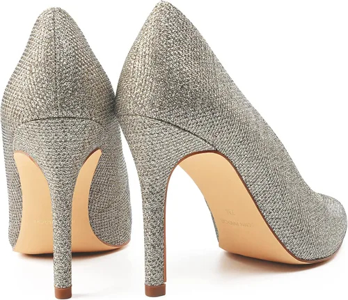 Vista 5 de JENN ARDOR Zapatos de tacón alto para mujer, con punta cerrada, de aguja, clásico, para oficina, boda, boda, sexy, para baile de graduación