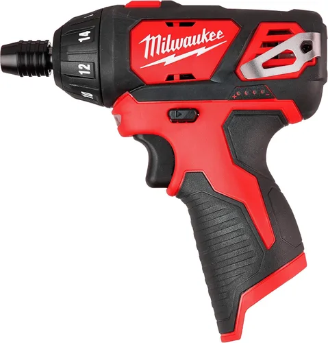 Vista 2 de Milwaukee 2401-20 M12 desarmador hexagonal de 1/4 pulg. de 12 voltios con batería de iones de litio inalámbrico (solo herramienta)