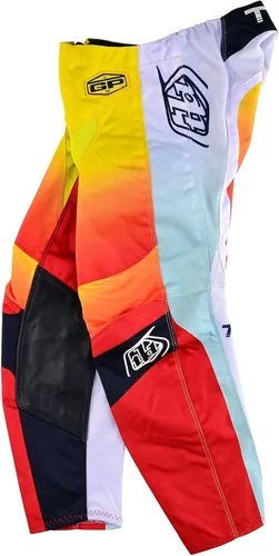 Vista 5 de Troy Lee Designs Youth GP Pant Motocross, Off-Road, Dirt Bike Pant, Youth-Specific Fit Astro Gris Claro/Naranja