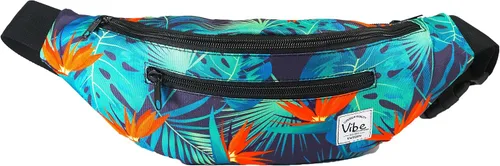 Vista 5 de Riñonera Vibe Festival Gear para hombre y mujer, muchos estampados, negro holográfico, plateado, dorado, bonita riñonera para festival rave