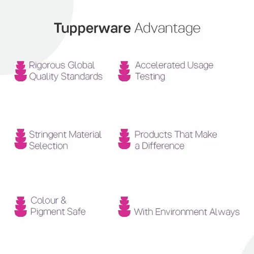 Vista 5 de Tupperware Modular Mates - Juego de 2 contenedores ovalados, 1,1 litros, 4 piezas