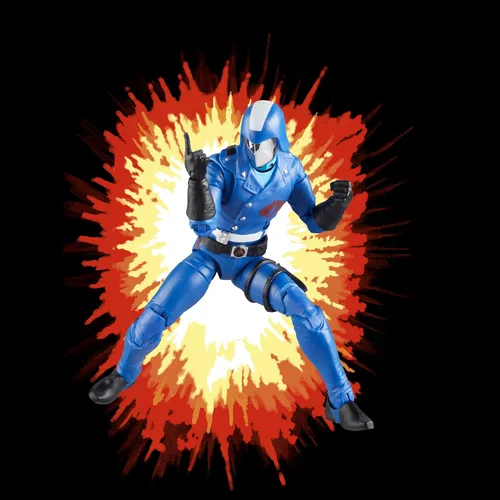 Vista 3 de G.I. Joe Classified Series Retro Cardback Cobra Commander, figura de acción coleccionable de 6 pulgadas con 8 accesorios