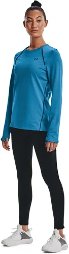 Vista 5 de Under Armour Camiseta acogedora de manga larga con cuello redondo para mujer