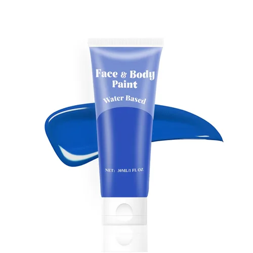 Vista 13 de Pintura facial blanca crema a base de agua para Halloween Cosplay payaso Blanco