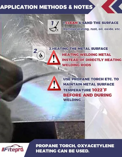 Vista 3 de Paquete de 100 varillas de soldadura de aluminio, solución de alambre de soldadura de núcleo de fundente, varillas de soldadura de aluminio de baja