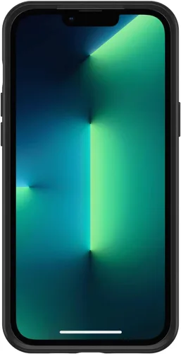 Vista 4 de OtterBox Symmetry Series+ - Funda con MagSafe para iPhone 13 Pro Max y iPhone 12 Pro Max (solamente), embalaje no minorista, color negro