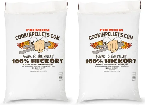 Vista 12 de CookinPellets Pellets de Madera Dura Natural de Manzana Premium y Arce Duro, Humo Dulce Ligero para Parrilla BBQ y Ahumador de Pellets, Bolsa de 40