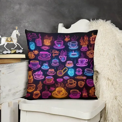 Vista 15 de Funda de cojín retro a cuadros para sofá, patio, dormitorio, 12 x 12 pulgadas, decoración de casa de campo