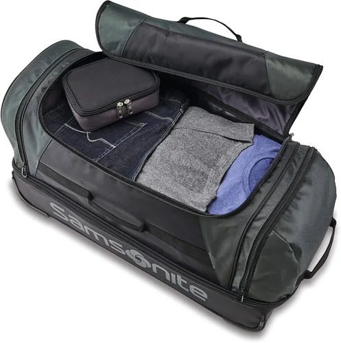 Vista 3 de Samsonite Andante - Mochila de lona con 2 ruedas Completamente negro 117225-5455