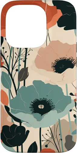 Vista 17 de Minimal Poppy Boho Flower Cute Aesthetic Case for iPhone 17